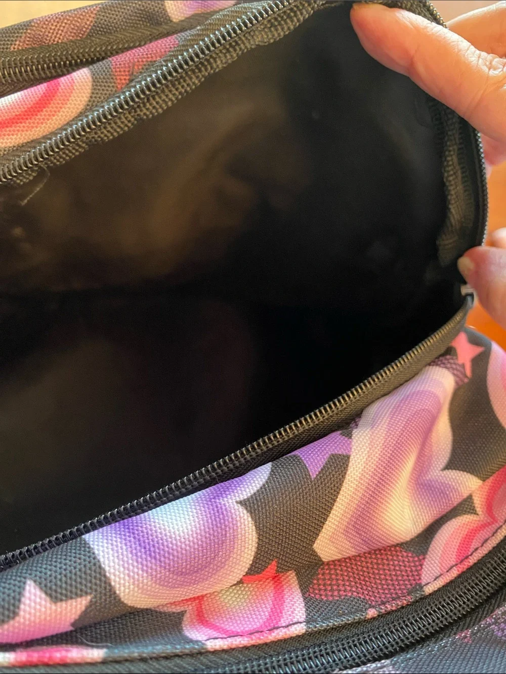 BONGO Pink & Purple Heart Print  Backpack